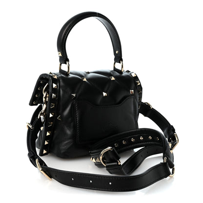 Valentino Garavani Nappa Mini Candystud Top Handle Bag Black 3 of 9