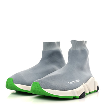 Balenciaga Neoprene Knit Mens Speed Sneakers 39 Gris Roche 3 of 8