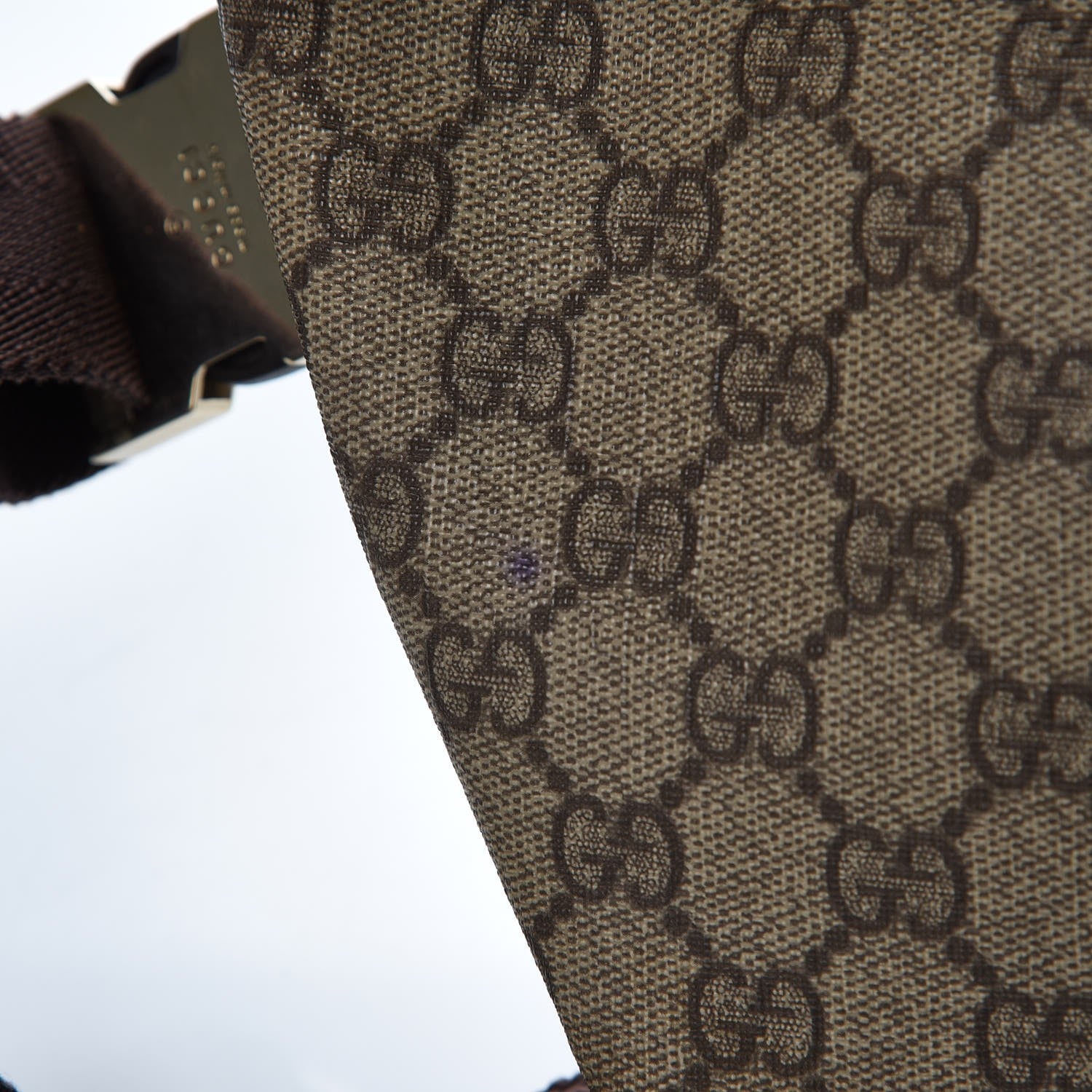 Gucci GG Plus Monogram Belt Bag Dark Brown 8 of 8