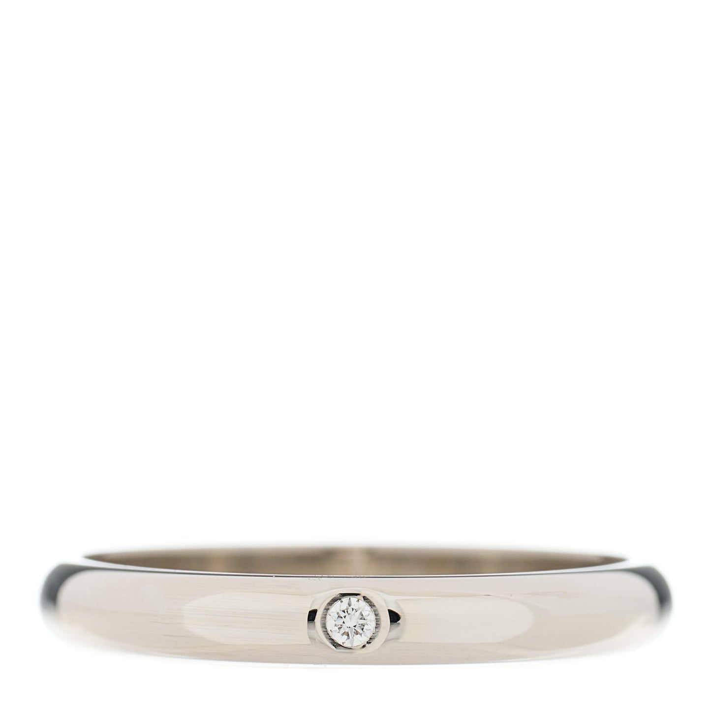 Platinum Diamond 2.6mm 1895 Wedding Band Ring 50 5.25
