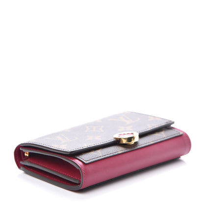 Louis Vuitton Monogram Flore Compact Wallet Fuchsia 4 of 7