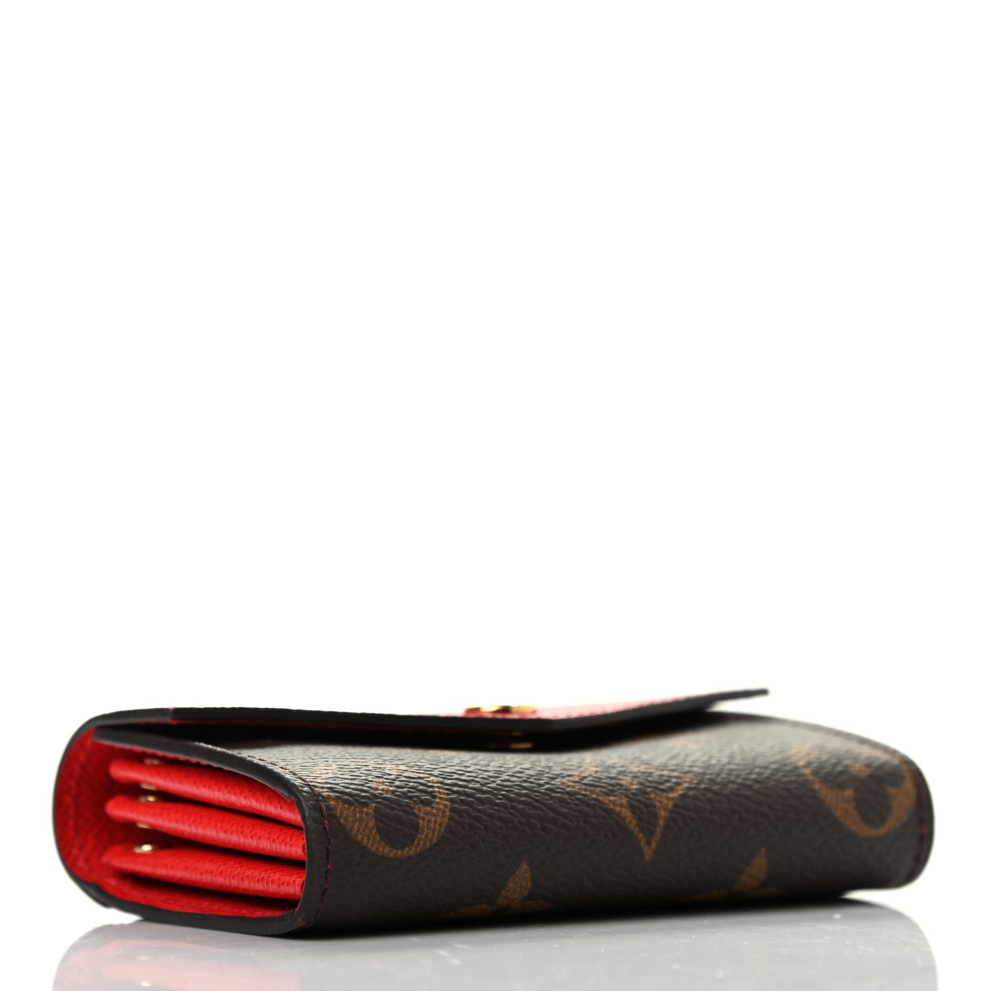 Monogram Sarah Multicartes Coquelicot