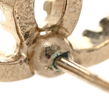 Chanel Crystal CC Starfall Earrings Gold 6 of 6