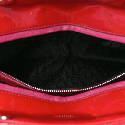 Christian Dior Patent Cannage Large Lady Dior Red 6 of 11