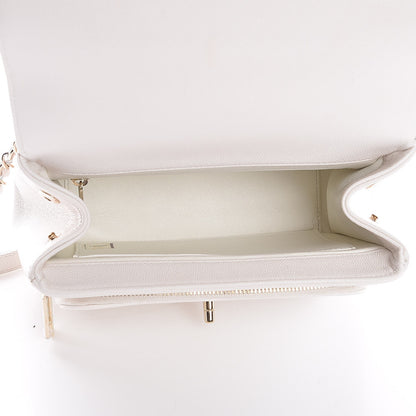 Chanel Caviar Quilted Medium Business Affinity Flap White 5 of 8