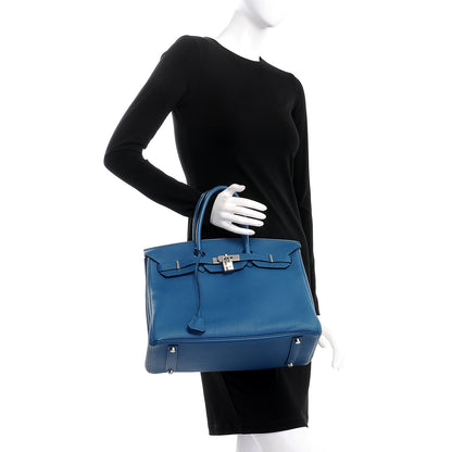 Hermes Togo Birkin 35 Bleu de Galice 2 of 33