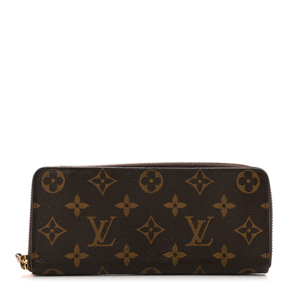 Louis Vuitton Monogram Clemence Wallet Rose Ballerine 1 of 7