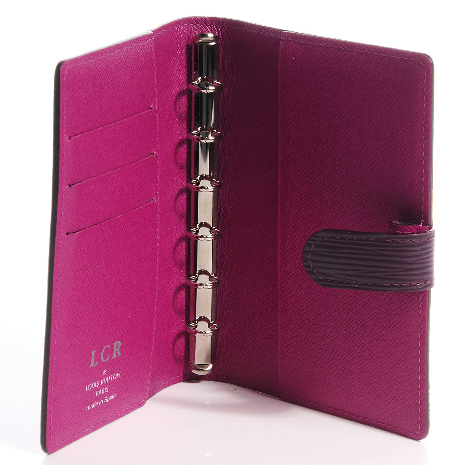 Louis Vuitton Epi Small Ring Agenda Cassis 5 of 7