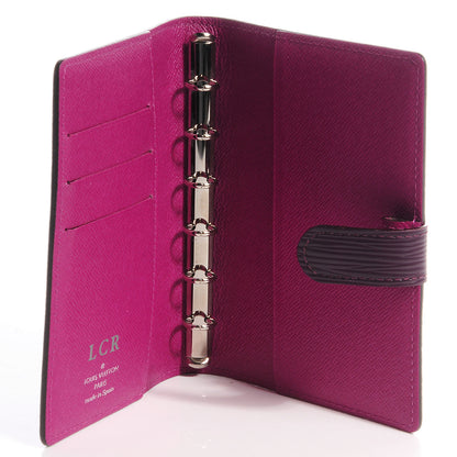 Louis Vuitton Epi Small Ring Agenda Cassis 5 of 7