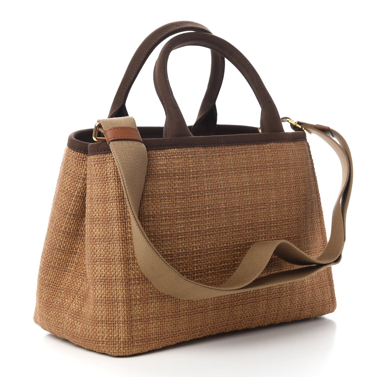 Prada Paglia Canapa Tote Tobacco 2 of 9