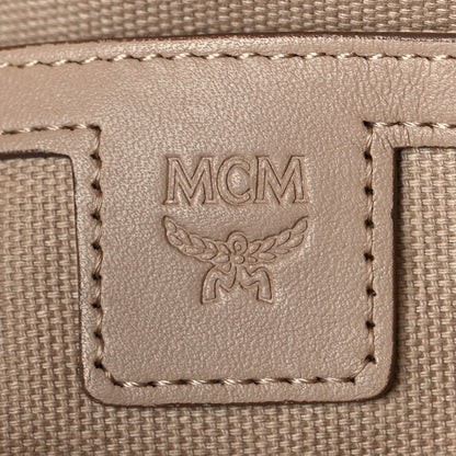 MCM Visetos Small Stark Rabbit Backpack Beige 6 of 9