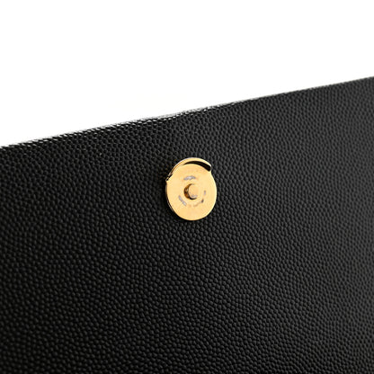 Saint Laurent Grain De Poudre Small Classic Monogram Kate Tassel Satchel Black 11 of 11