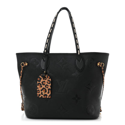 Louis Vuitton Empreinte Monogram Giant Wild at Heart Neverfull MM Black 1 of 11