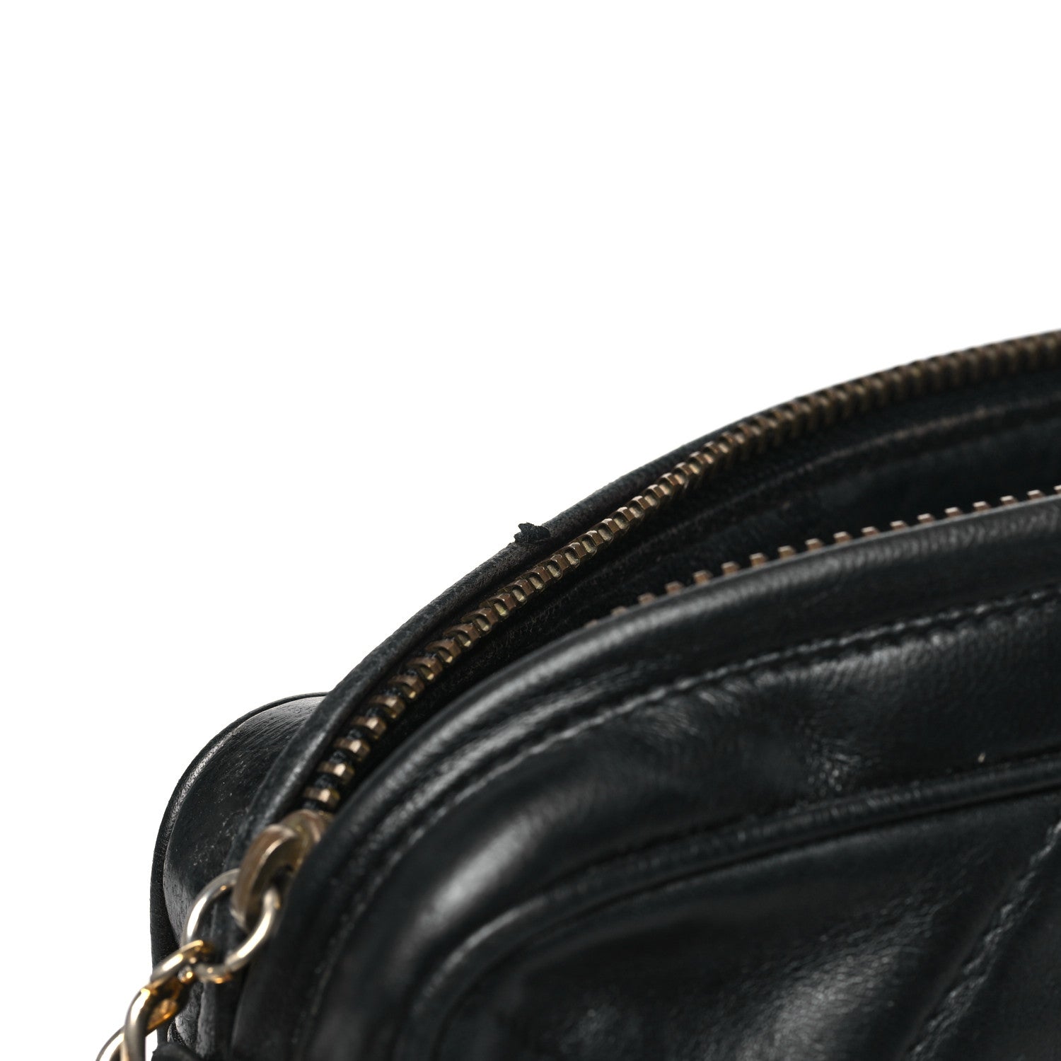Chanel Lambskin Quilted CC Tassel Camera Case Black 14 of 15