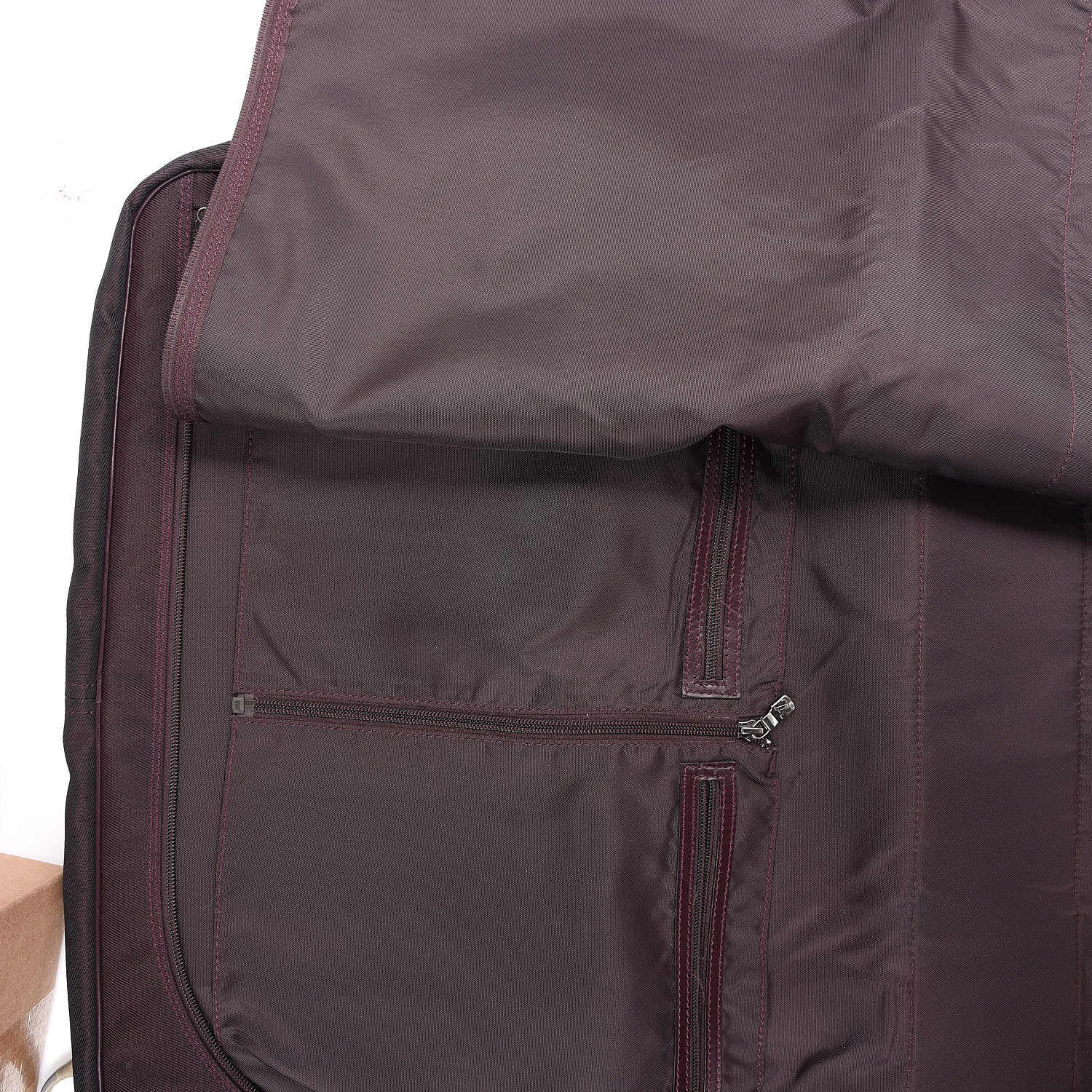 Louis Vuitton Taiga Nylon 2 Hanger Garment Carrier Bordeaux 21 of 25