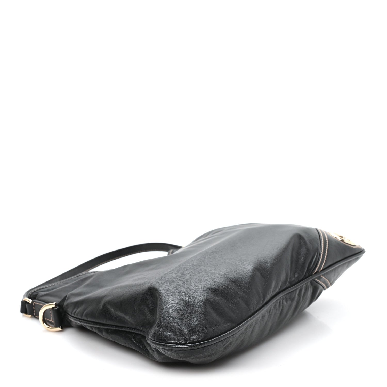 Gucci Calfskin Medium New Britt Hobo Black 4 of 11