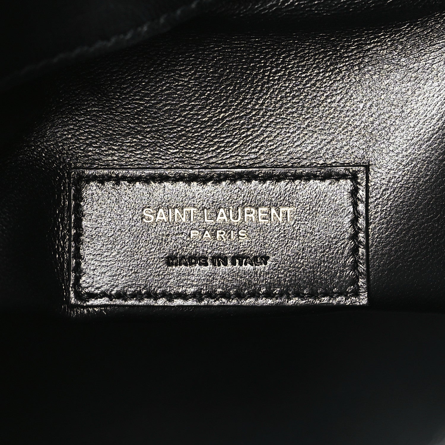 Saint Laurent Lambskin Gabby Mini Bucket Bag Black 6 of 9