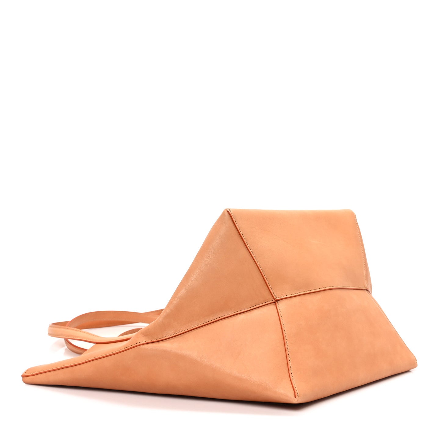 Vegetable Tanned Calfskin Everyday Soft Tote Cammello