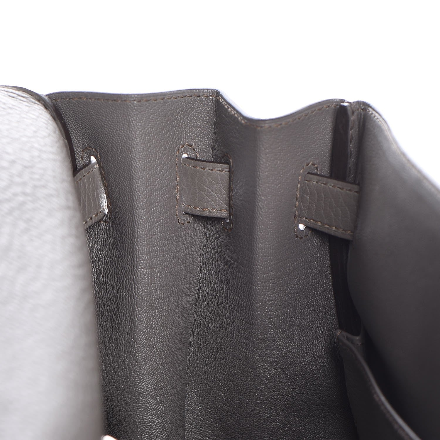 Hermes Taurillon Clemence Kelly Retourne 35 Etain 20 of 40