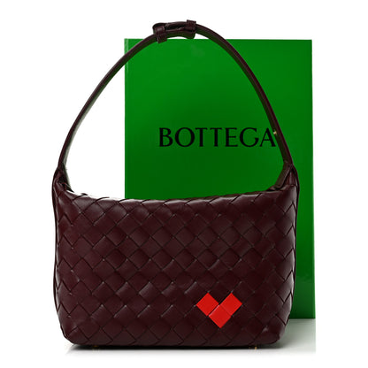 Bottega Veneta Calfskin Nappa Intrecciato Mini Wallace Barolo 13 of 13