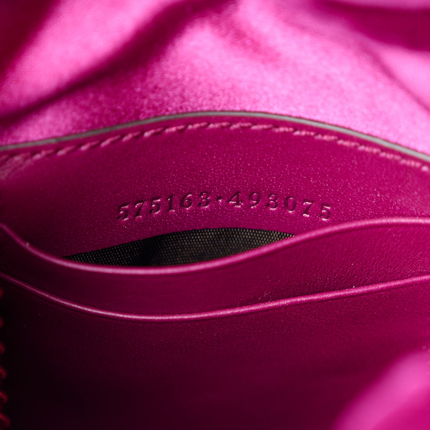 Velvet Matelasse Mini GG Marmont 2.0 Bucket Bag Fuchsia Violet Cyclamen