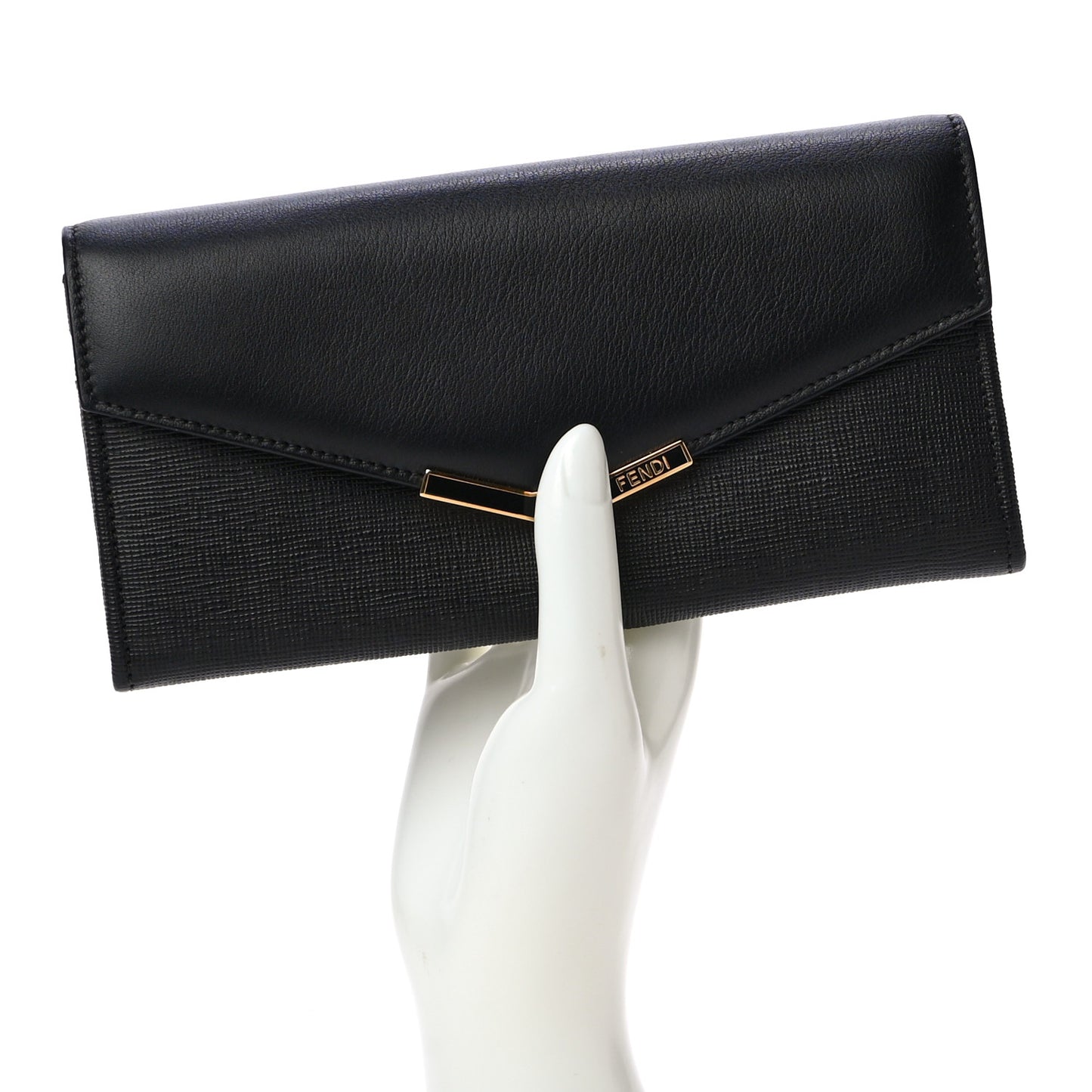Vitello Elite Flamingo 2Jours Continental Wallet Black