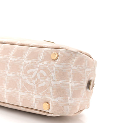 Chanel Nylon Travel Bowler Beige 10 of 12