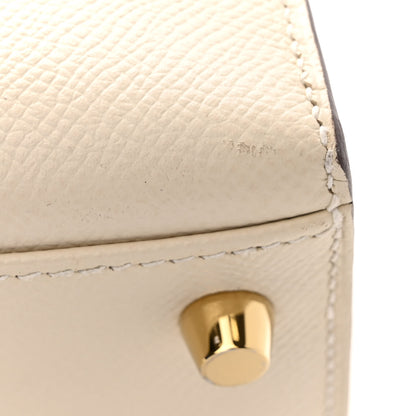 Hermes Epsom Bi-Color Horseshoe Kelly Sellier 28 Craie Trench 14 of 15