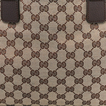 Gucci GG Monogram Web Pop Tote Dark Brown 8 of 11