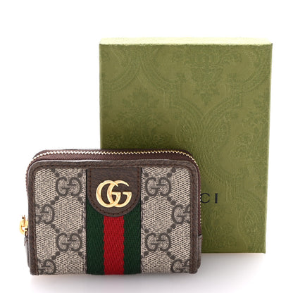 Gucci GG Supreme Monogram Web Ophidia Playing Card Case Beige New Acero 7 of 7