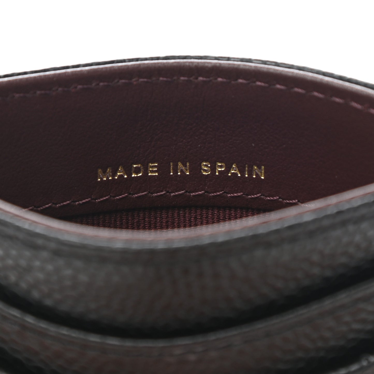 Caviar Quilted Card Holder Black