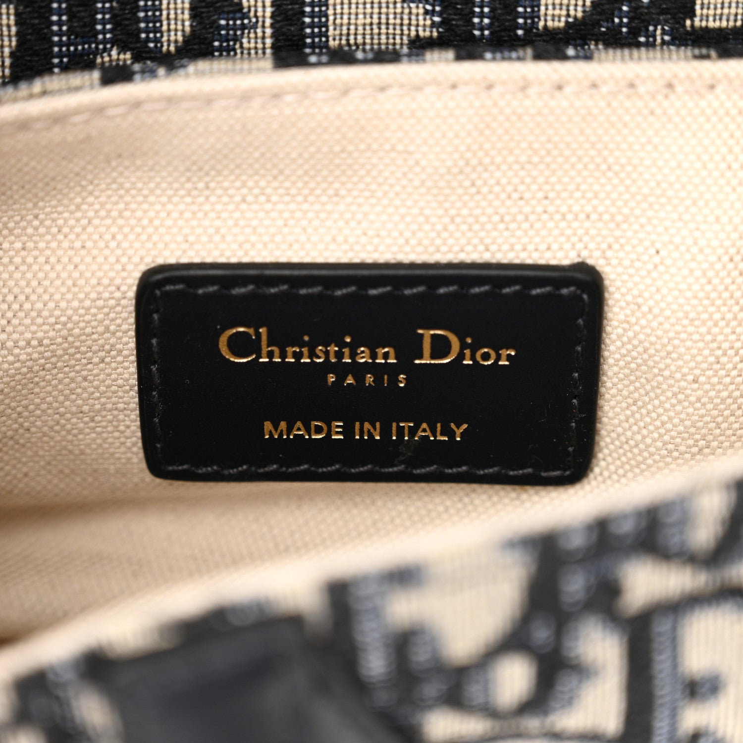 Christian Dior Oblique Mini Saddle Bag Blue 6 of 11