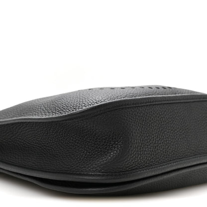 Hermes Taurillon Clemence Evelyne III PM Black 9 of 10