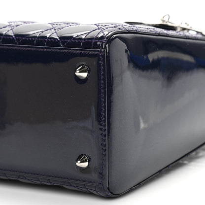 Christian Dior Patent Cannage Medium Lady Dior 10 of 11
