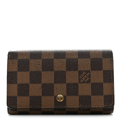 Louis Vuitton Damier Ebene Porte-Monnaie Tresor Wallet 1 of 13
