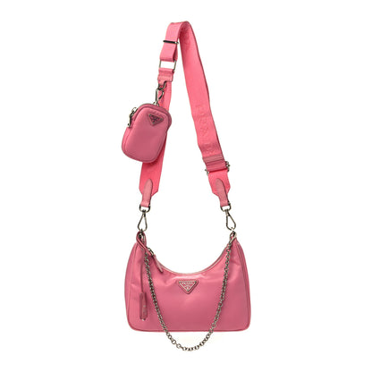 Prada Nylon Re-Edition 2005 Shoulder Bag Begonia 1 of 9