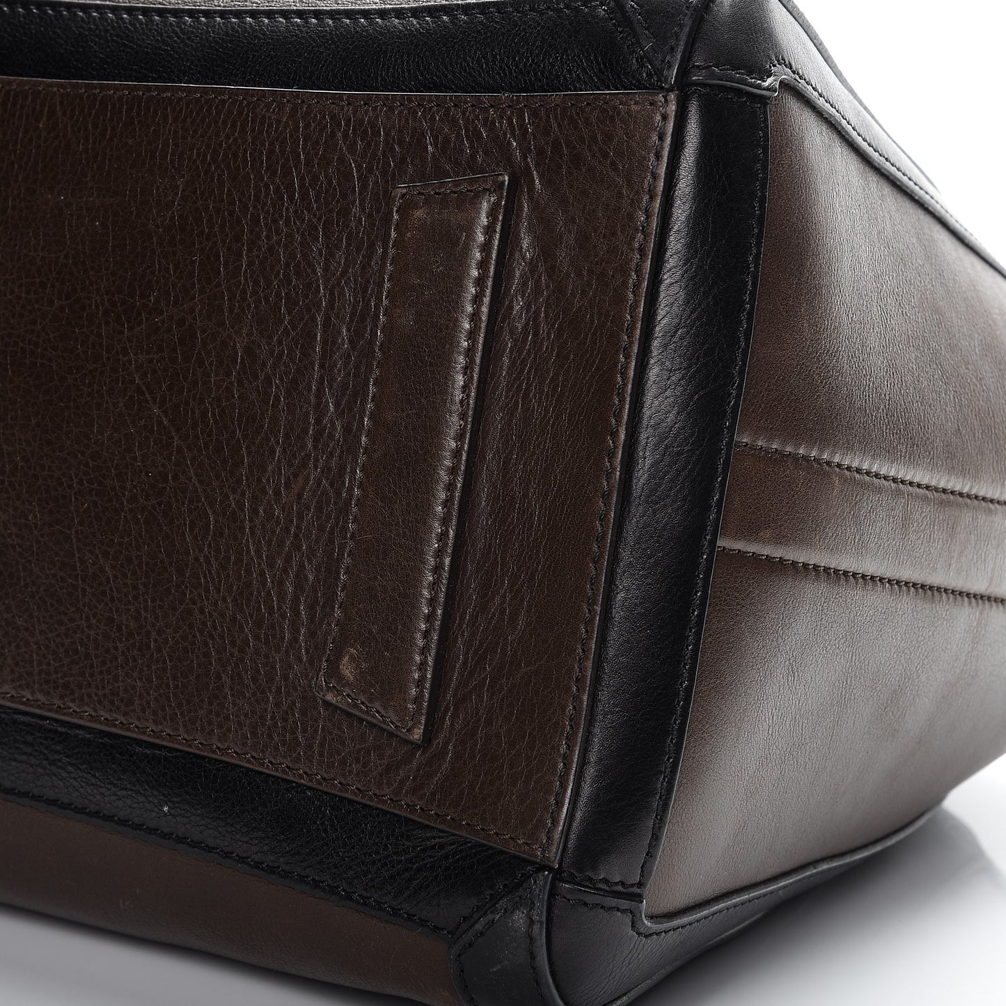 Calfskin Medium Bi-Color Antigona Brown Black