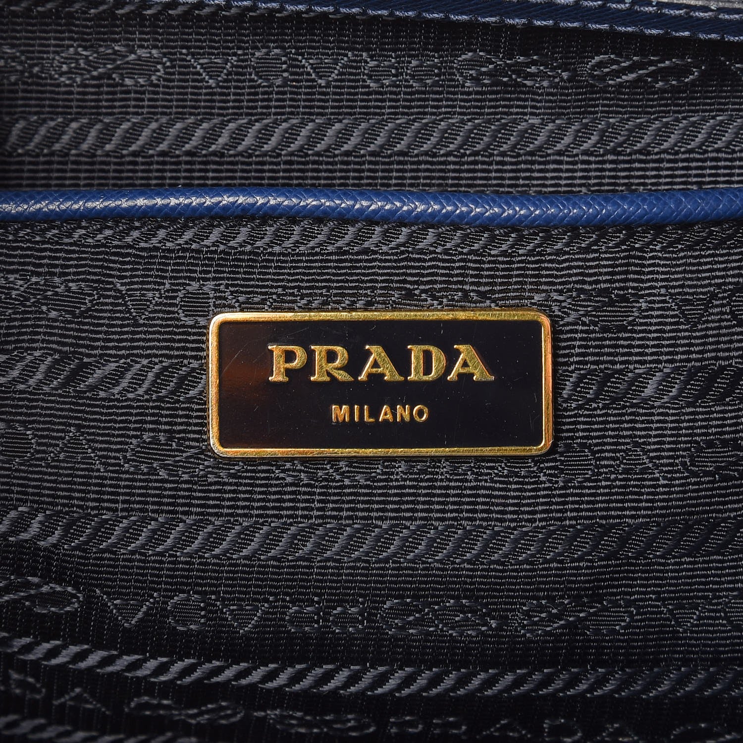Prada Saffiano Large Galleria Double Zip Tote Bluette 6 of 10