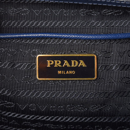 Prada Saffiano Large Galleria Double Zip Tote Bluette 6 of 10