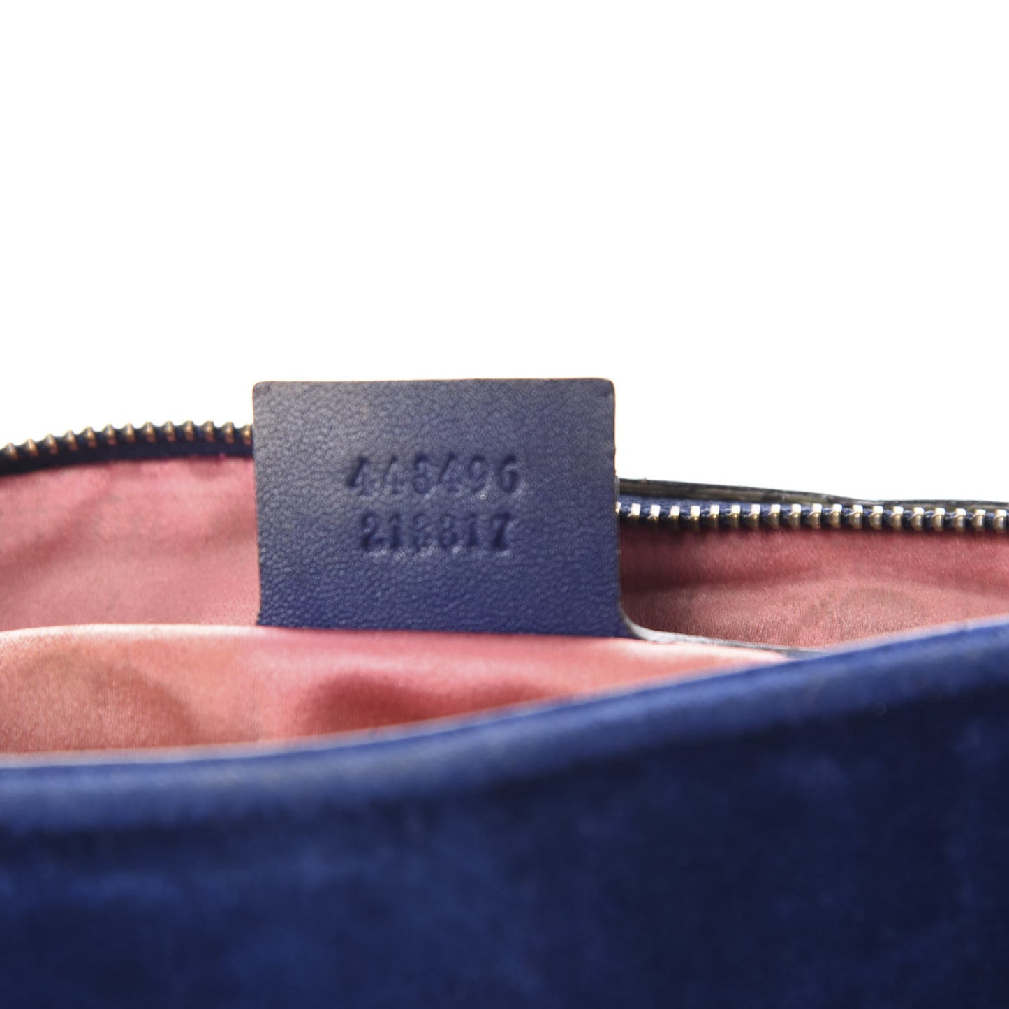 Velvet Matelasse Medium GG Marmont Shoulder Bag Cobalt Blue