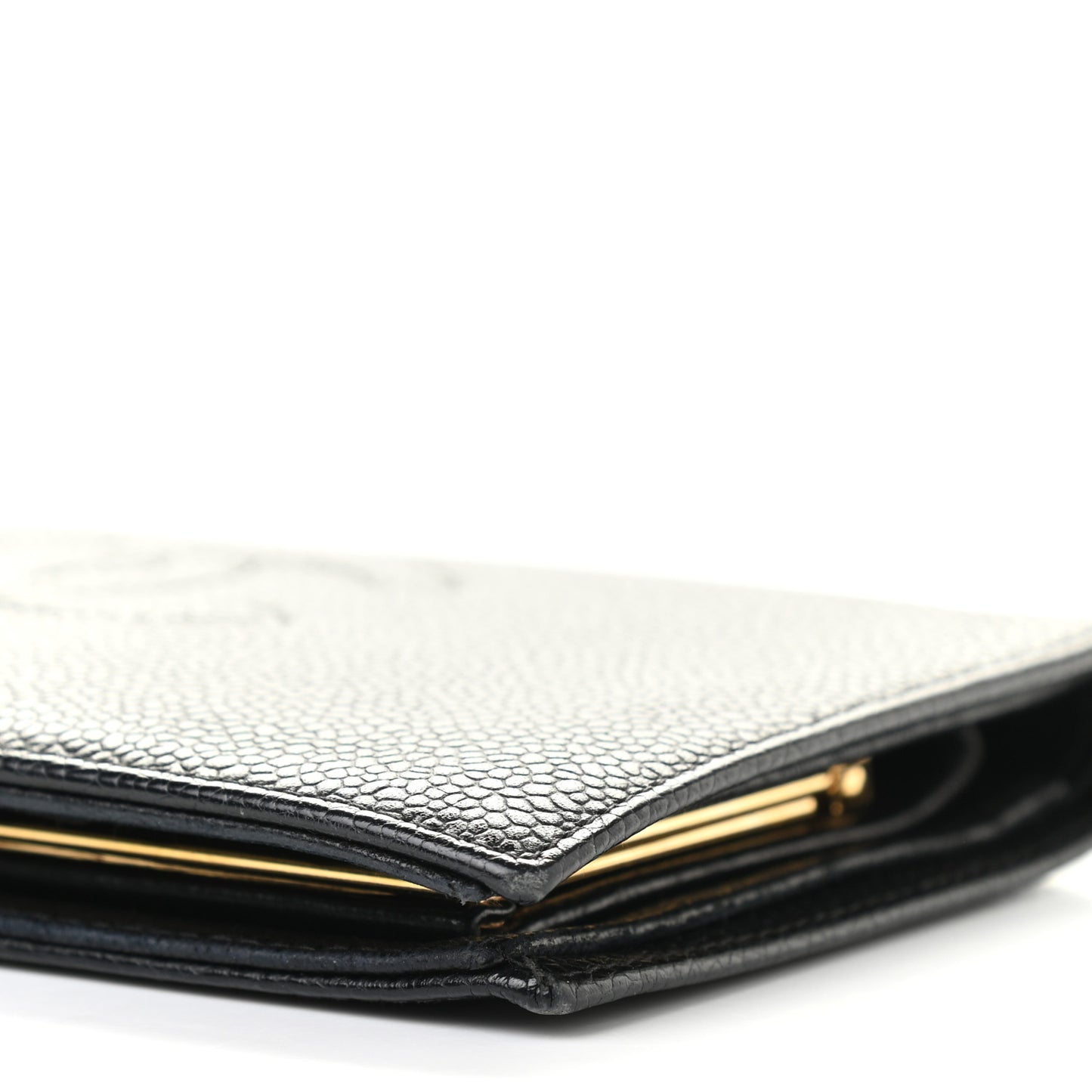 Caviar Timeless CC French Wallet Black