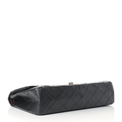 Chanel Aged Calfskin Quilted 2.55 Reissue 227 Flap Black 4 of 8