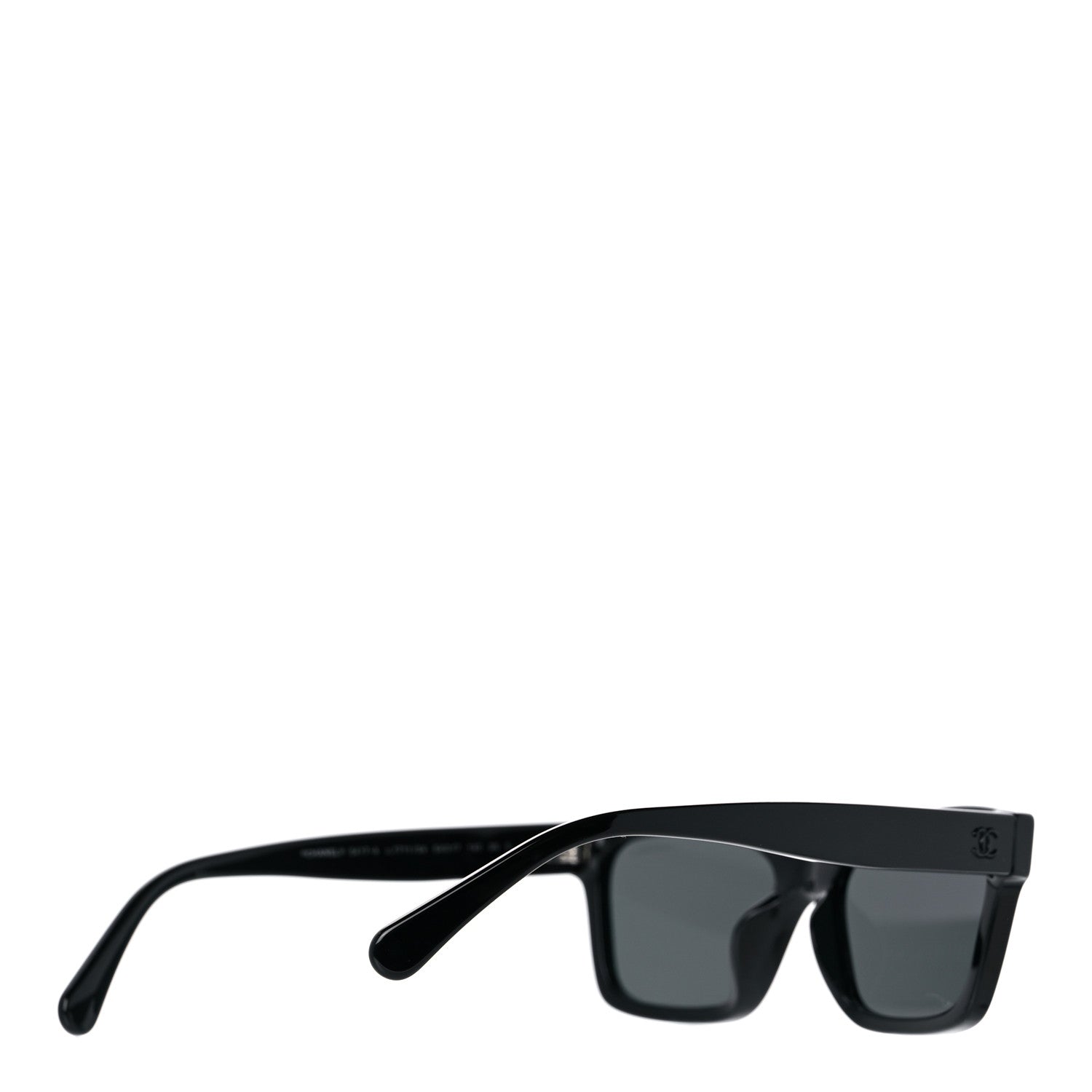 Chanel Acetate Polarized Square Sunglasses 5417-A Black 3 of 10