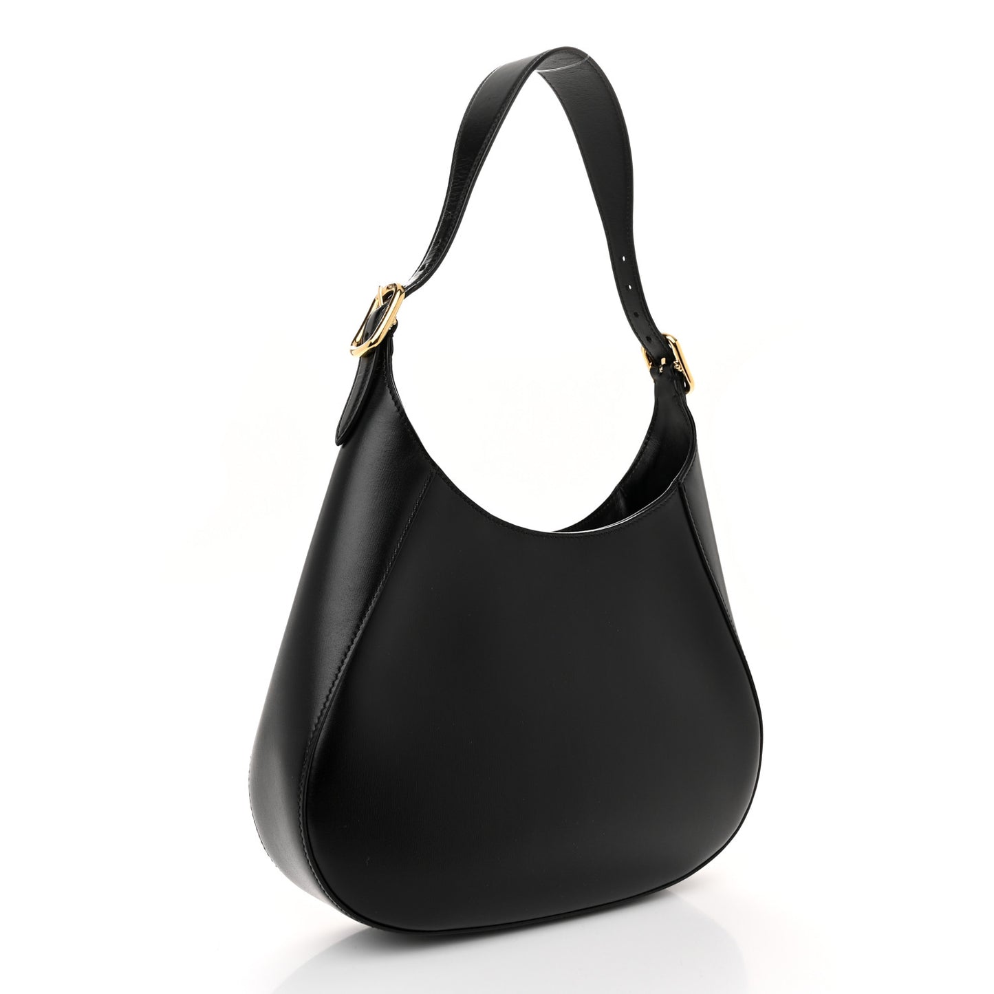 Box Calfskin Shoulder Bag Black