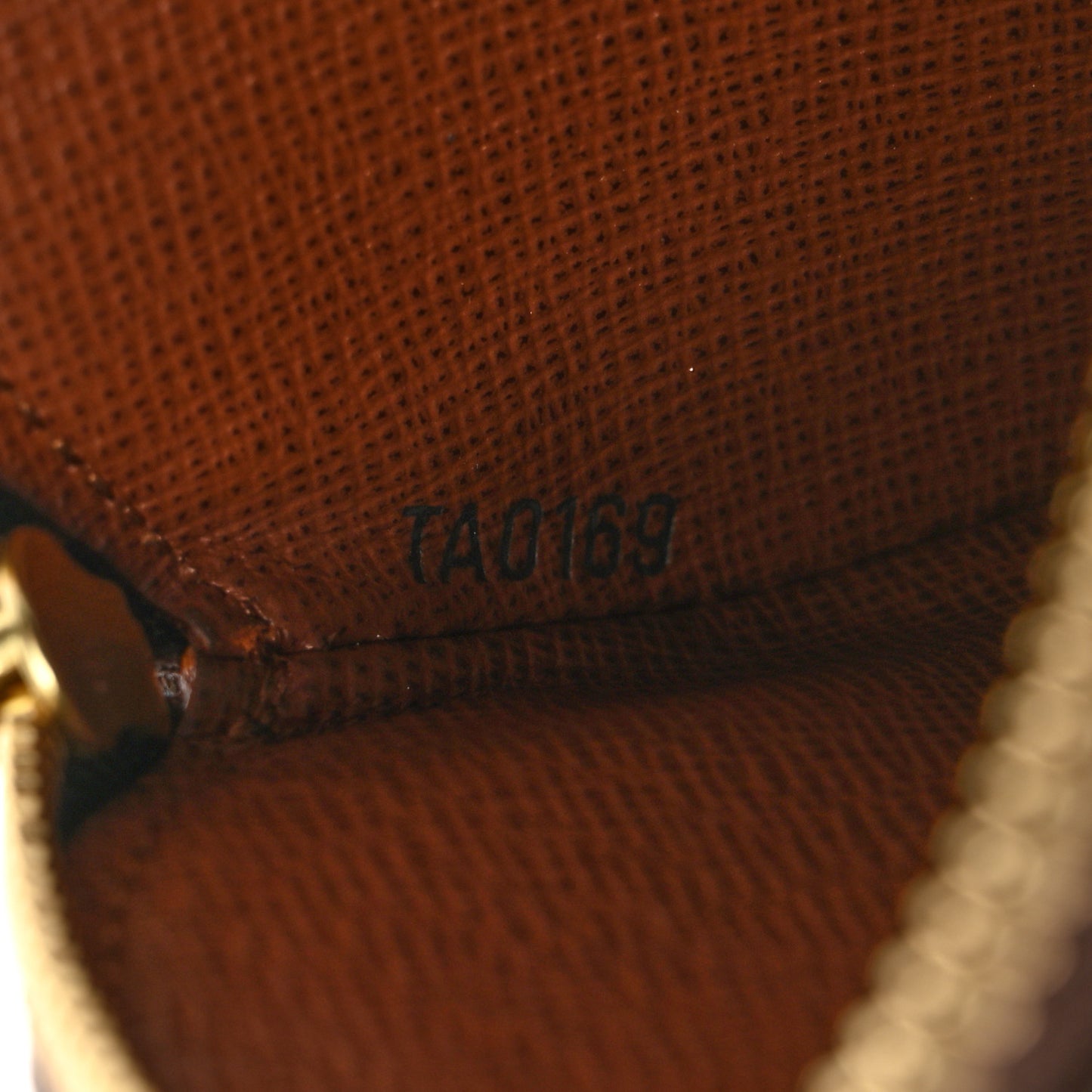 Monogram Round Coin Purse