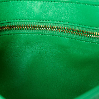 Bottega Veneta Patent Maxi Intrecciato Cassette Crossbody Bag Grass 6 of 12