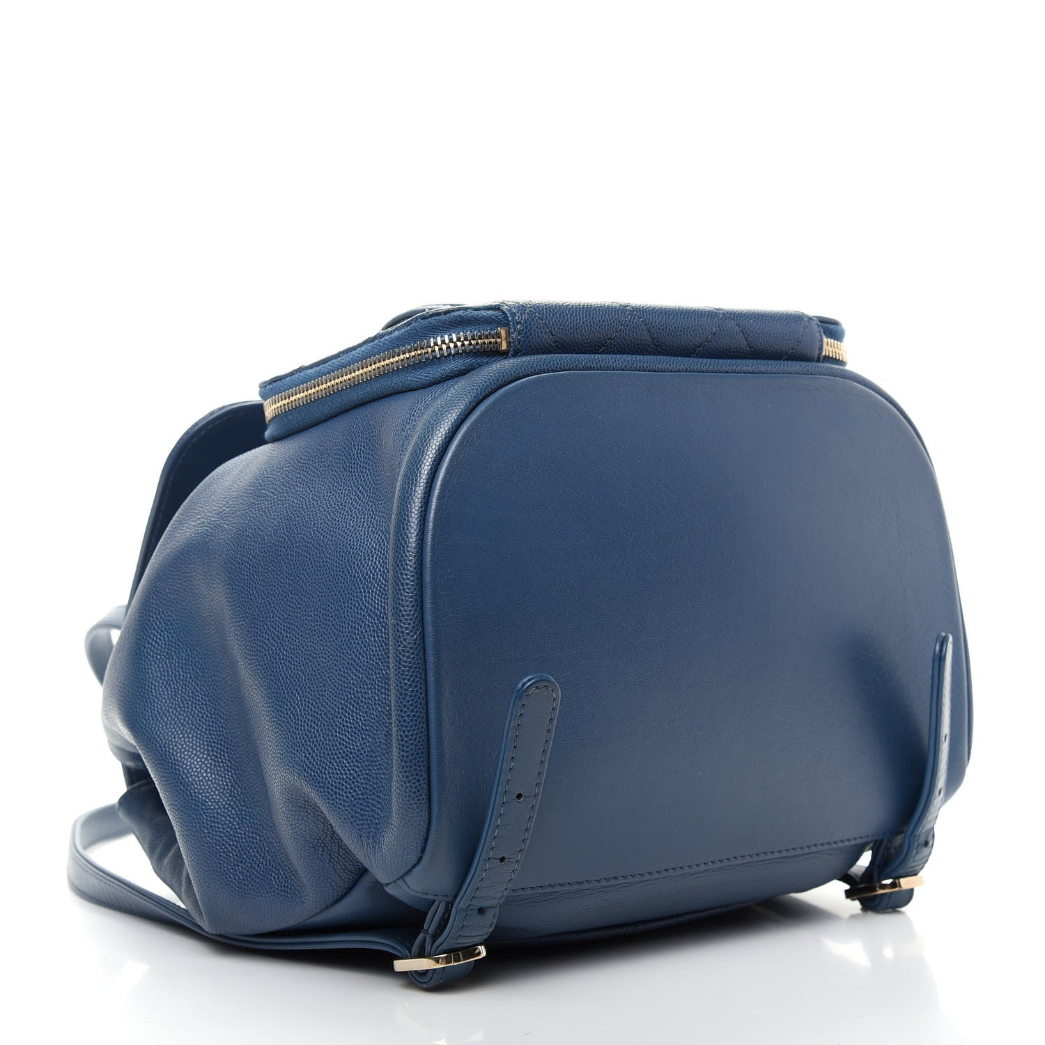 Chanel Caviar Quilted Business Affinity Backpack Blue 3 of 7