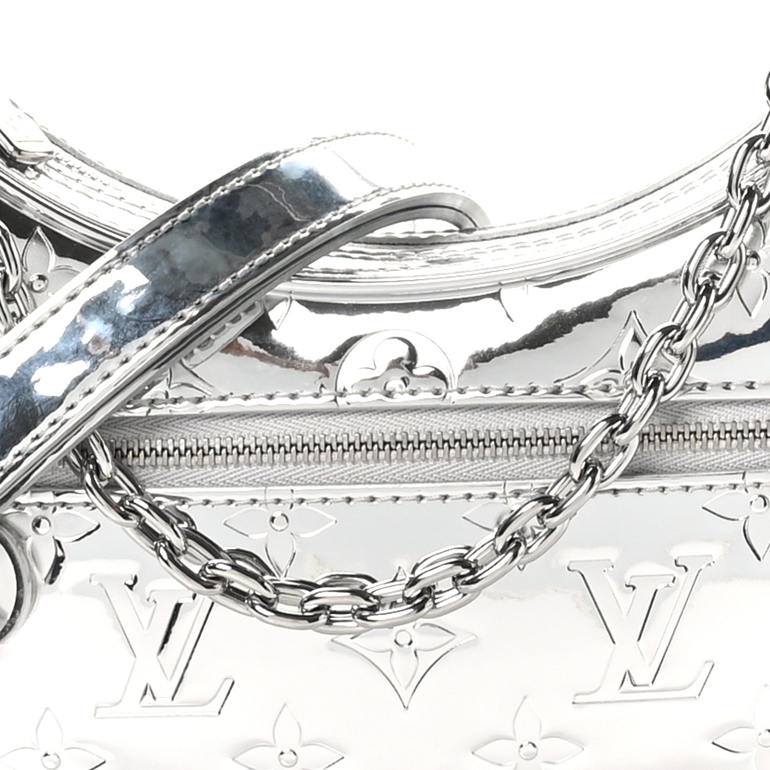 Louis Vuitton Monogram Miroir Loop PM Silver 7 of 9