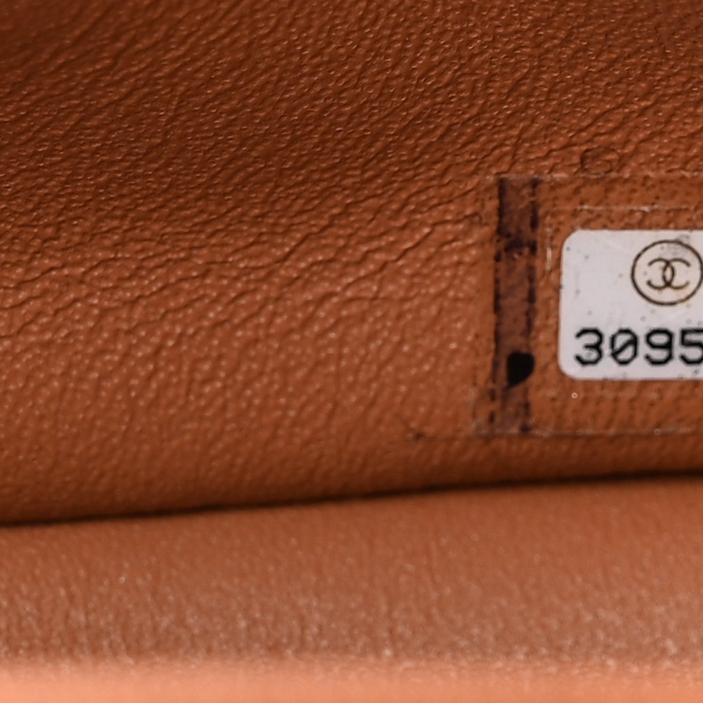 Lambskin Quilted Mini Square Flap Brown