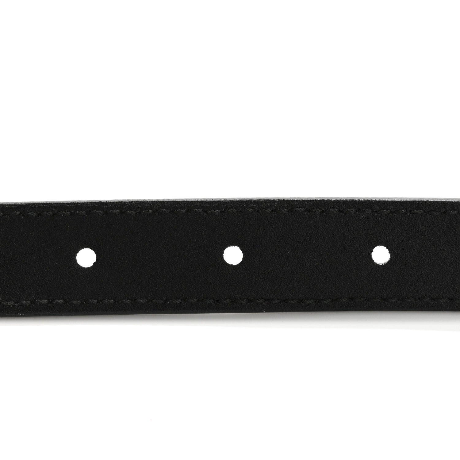 Gucci Calfskin Double G 20mm Belt 75 30 Black 3 of 5